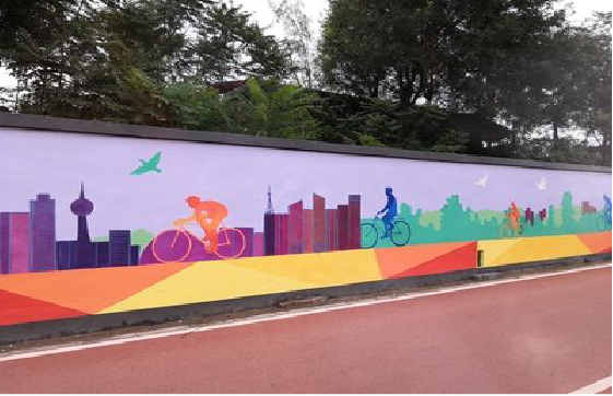  祁门墙体彩绘-围墙