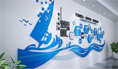  祁门海浪主题文化墙如何设计？