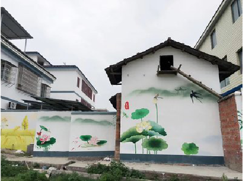  祁门室外墙绘-从选材到保养。