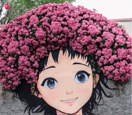  祁门墙体彩绘-网红墙打卡