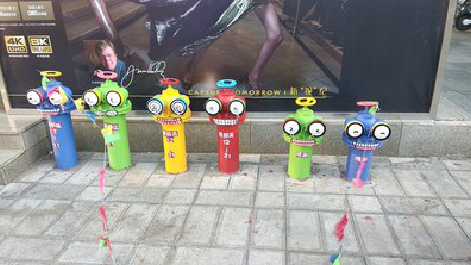  祁门商业区彩绘