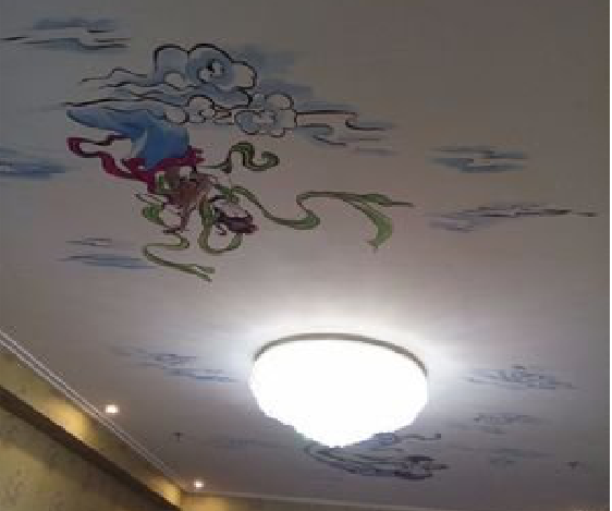  祁门如何快速绘制天花板上的手绘墙？