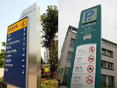  祁门导向标识的设计作用。